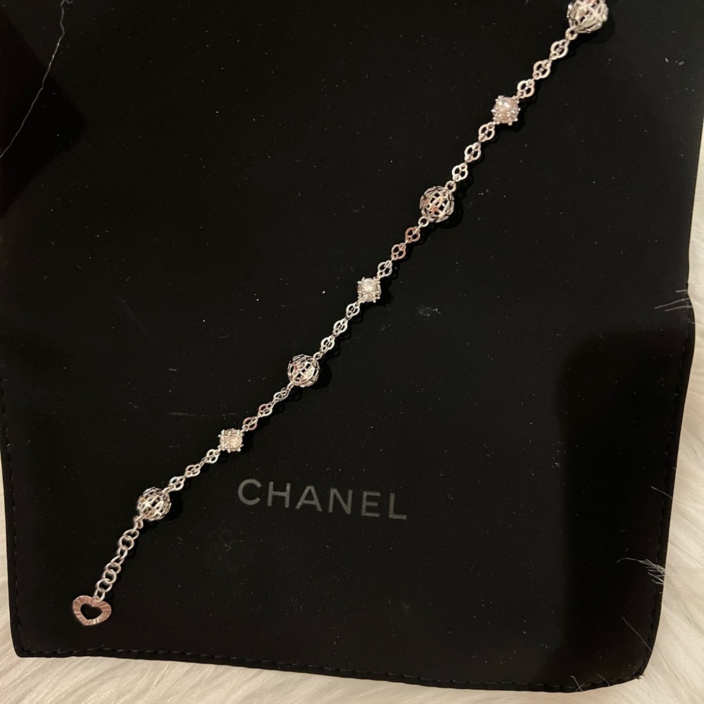 ❌SOLD❌18k white bracelet